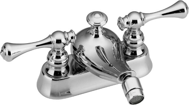 Kohler K-16131-4A-CP; Revival (R) centerset bidet faucet with traditional lever handles; in Polished Chrome; Discontinued Product