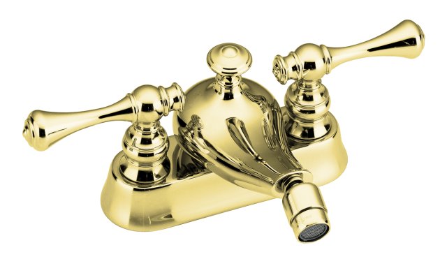 Kohler K-16131-4A Revival(R) centerset bidet faucet with traditional lever handles