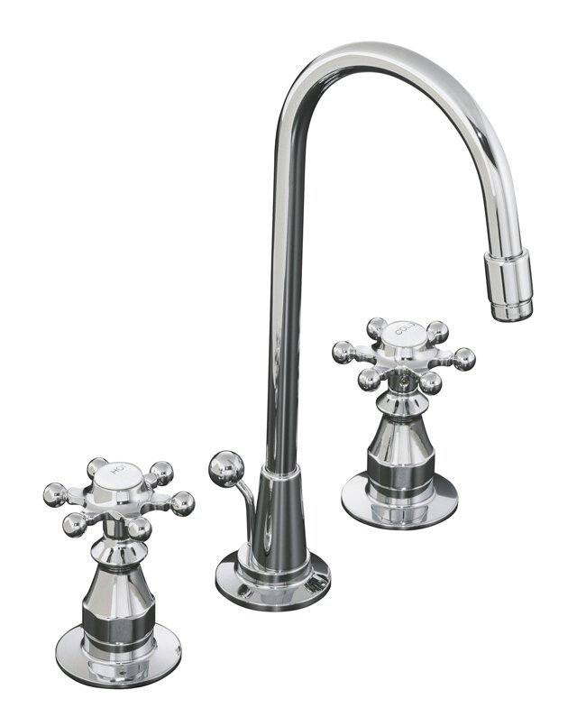 Kohler K-10900 Shoreham kitchen sink faucet with swing spout