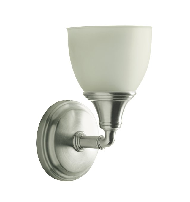 Kohler K-10570-G; Devonshire (R)single wall sconce; in BrushedChrome; Discontinued Product - Use Kohler K-10570