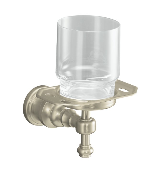 Kohler K-6819-GD IV Georges Brass(R) tumbler and toothbrush holder
