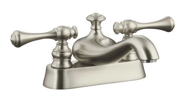 Kohler K-16100-4A Revival(R) centerset lavatory faucet with traditional lever handles