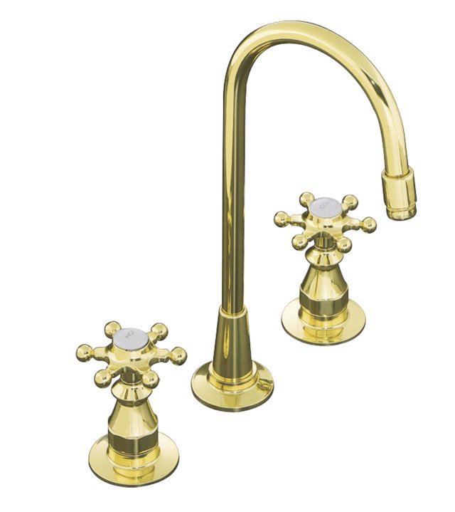 Kohler K-117-D Antique entertainment sink faucet with six-prong h