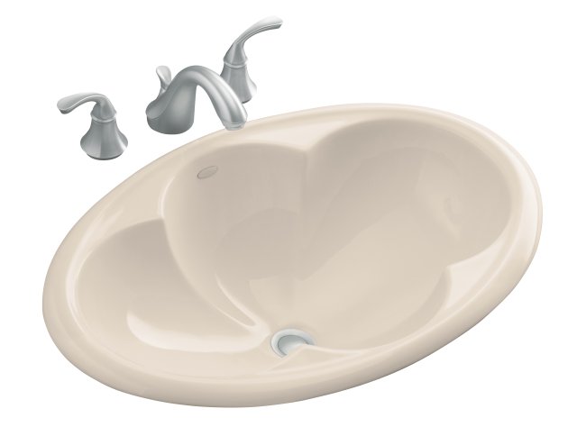 Kohler K-2199-55 Cantata(TM) self-rimming lavatory  Innocent Blush; Discontinued Product
