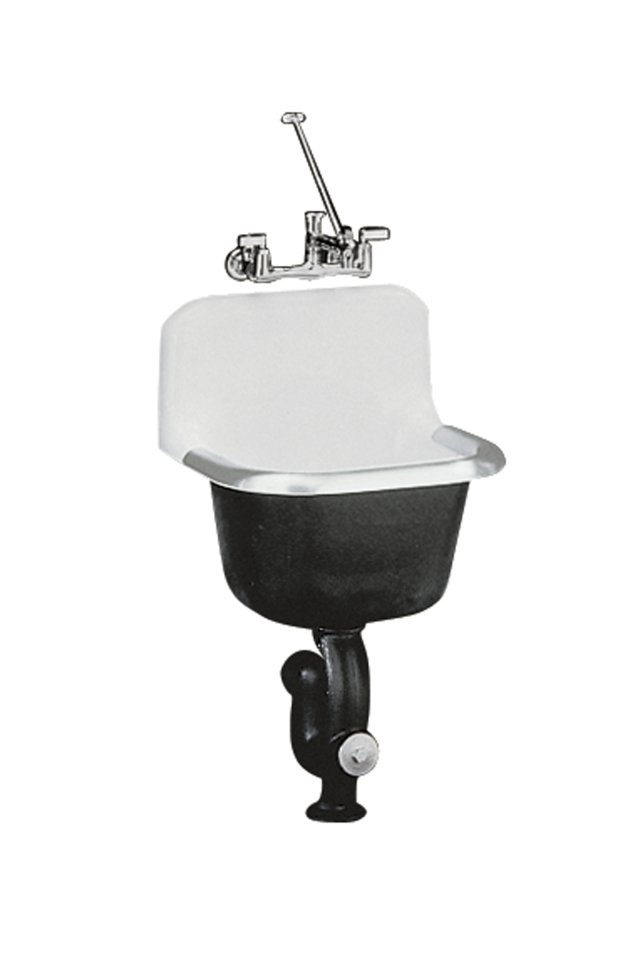 Kohler K-6718-0; Bannon (TM) service sink with rim guard 22-1/4 x 18-1/4; in White