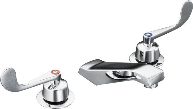Kohler K-7472-5A Triton widespread lavatory faucet with wristblade