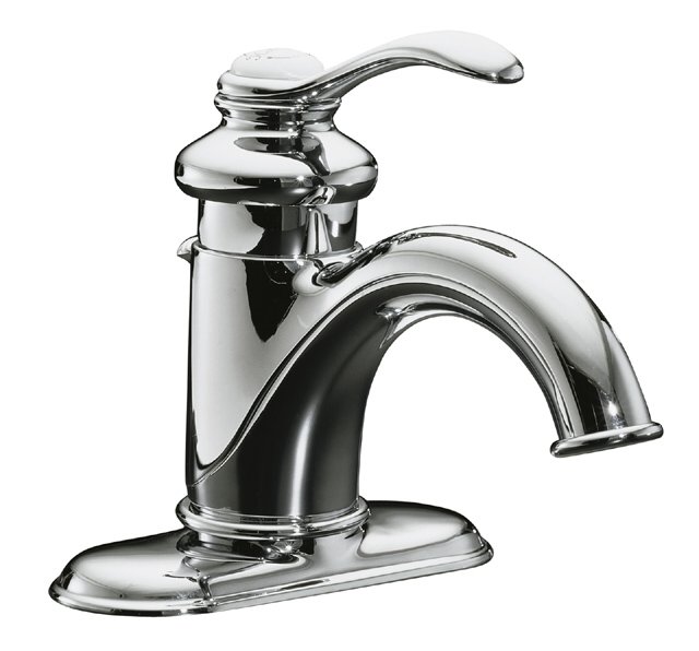 Kohler K-R12181 Fairfax(R) single-control lavatory faucet with lever handle and pop-up drain