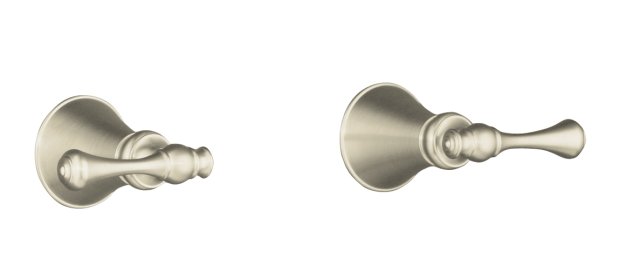 Kohler K-16217-4A Revival(R) two-handle wall-mount bath valve with traditional lever handles