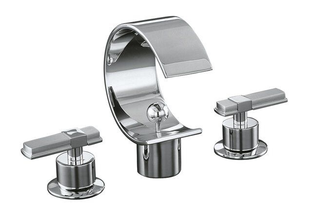 Kohler K-7914-LV Cirrus widespread lavatory faucet with lever handl