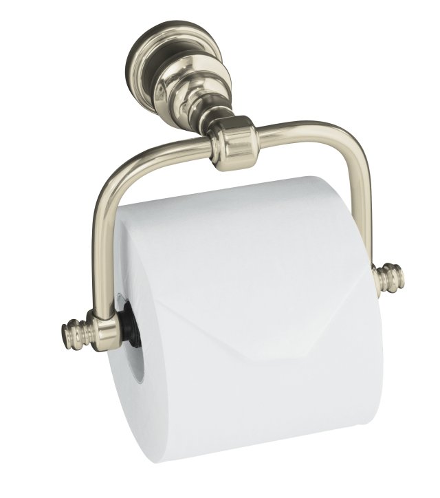 Kohler K-6828 IV Georges Brass(R) horizontal toilet tissue holder