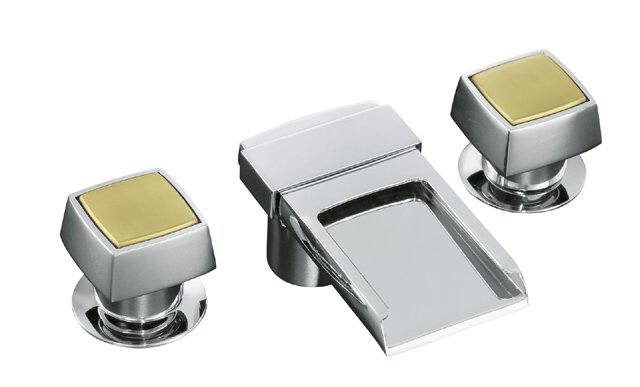 Kohler K-7980 Alterna widespread lavatory faucet with Flume spou