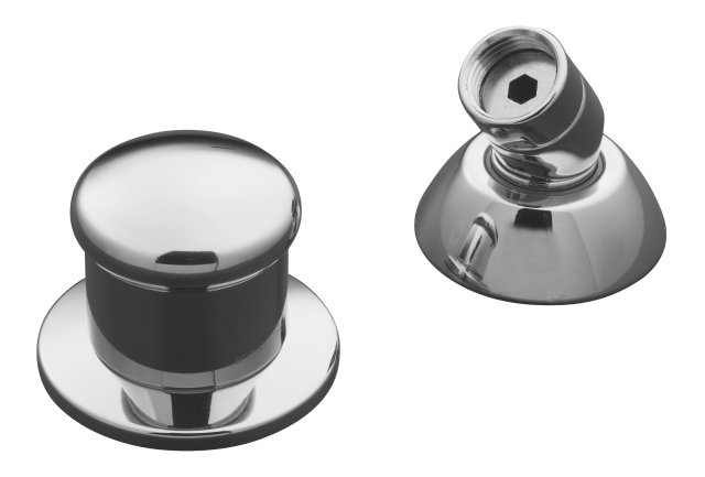 Kohler K-8549-BN; Two-way diverter valve and handshower hose guide; in Vibrant Brushed Nickel