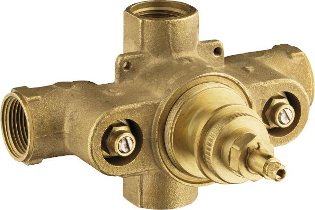 Kohler K-400-K MasterShower(R) 3/4"" thermostatic mixing valve less volume control