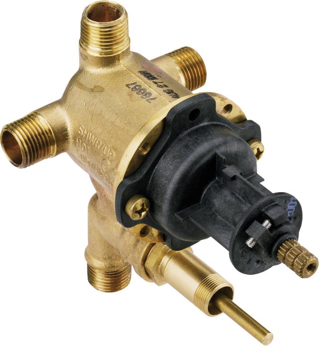 Kohler K-R305-K Rite-Temp(R) pressure-balancing valve with push-button diverter