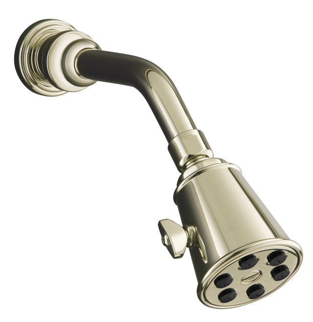Kohler K-6812 IV Georges Brass(R) single-function showerhead arm and flange