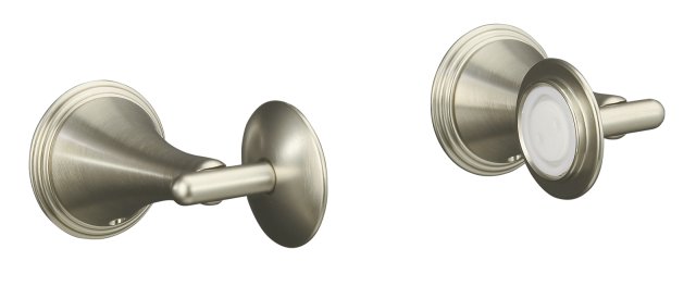 Kohler K-361-BV; Finial (R) Traditional toilet tissue holder; in Vibrant Brushed Bronze