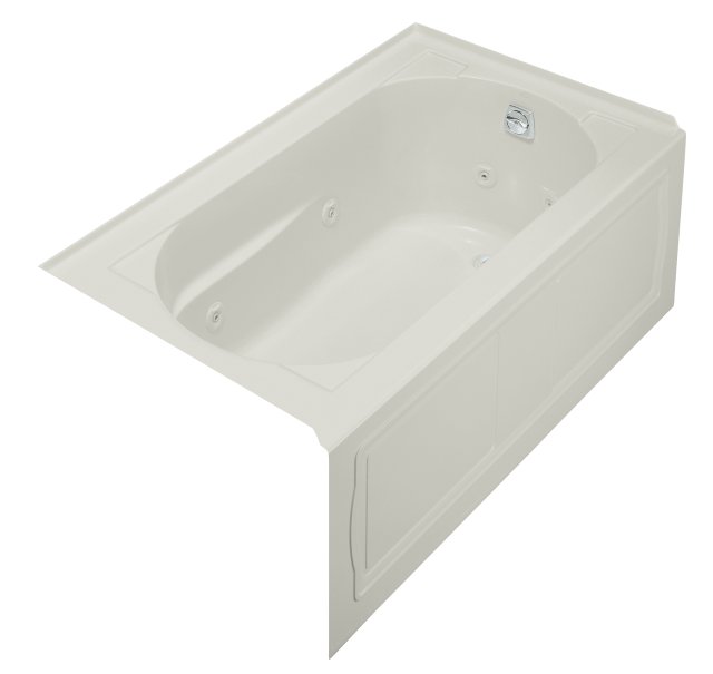 Kohler K-1357-HR Devonshire(R) 5' whirlpool with integral apron heater and right-hand drain