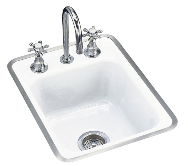 Kohler K-5961-3 Mayfield tile-in/metal frame kitchen sink with