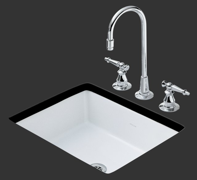 Kohler K-2330-N Kathryn(R) undercounter entertainment sink