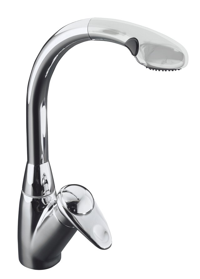Kohler K-6340 ProAvatar(R) kitchen sink faucet with matching color sprayhead