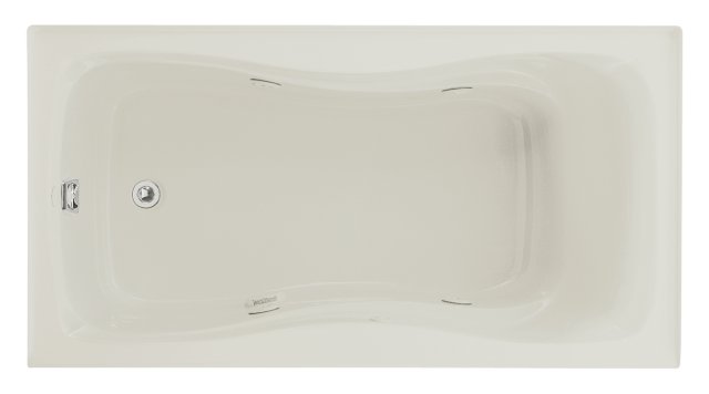 Kohler K-1209-HB Hourglass(TM) 32 whirlpool with custom pump location and heater