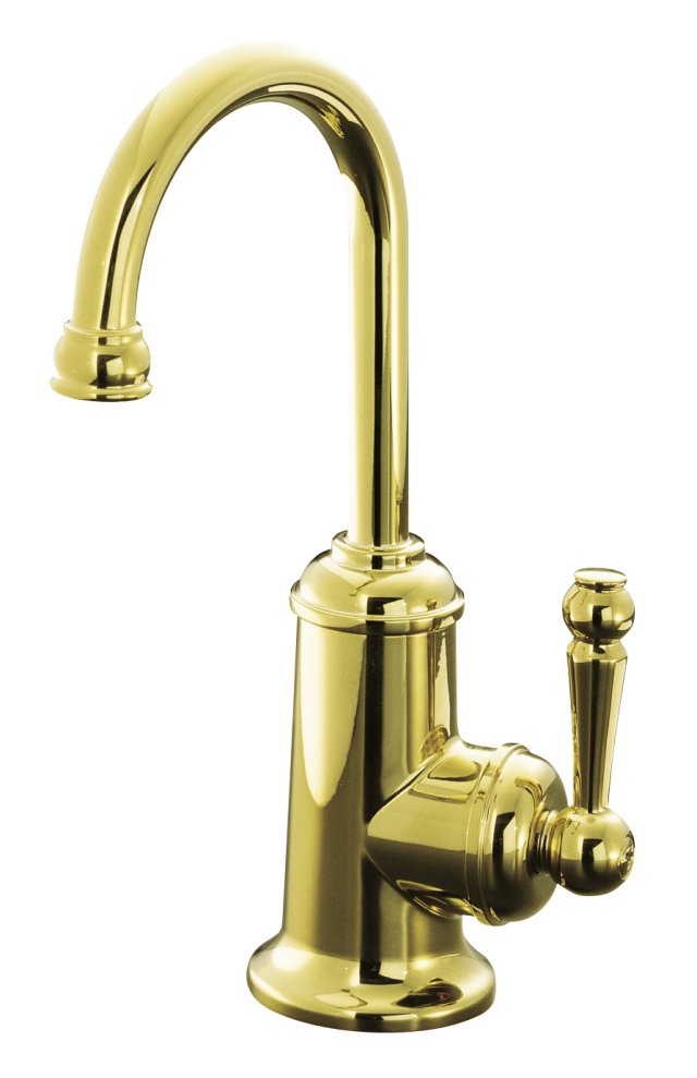 Kohler K-6666-F-PB Wellspring(R)traditional beverage faucet withcomponents to connect with theAquifer(TM) water filtrationsystem; Discontinued Product