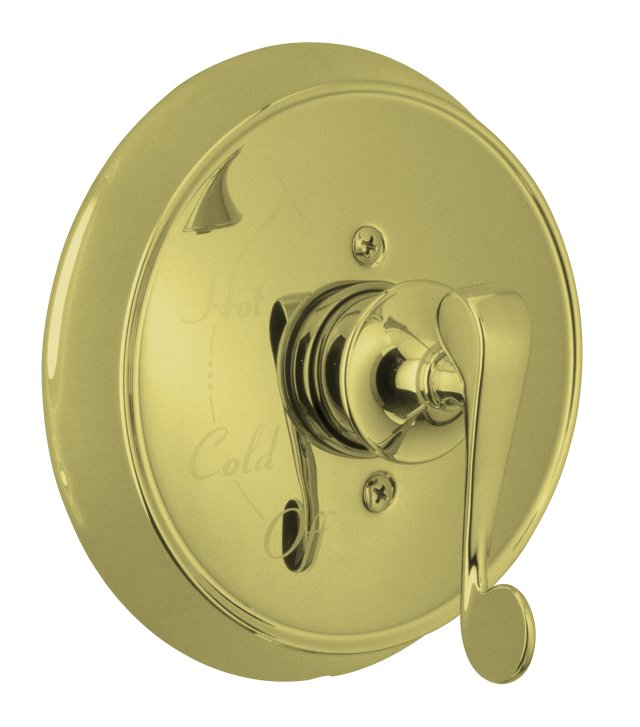 Kohler K-T16117-4A Revival(R) Rite-Temp(R) pressure-balancing valve trim with traditional lever handle valve not included