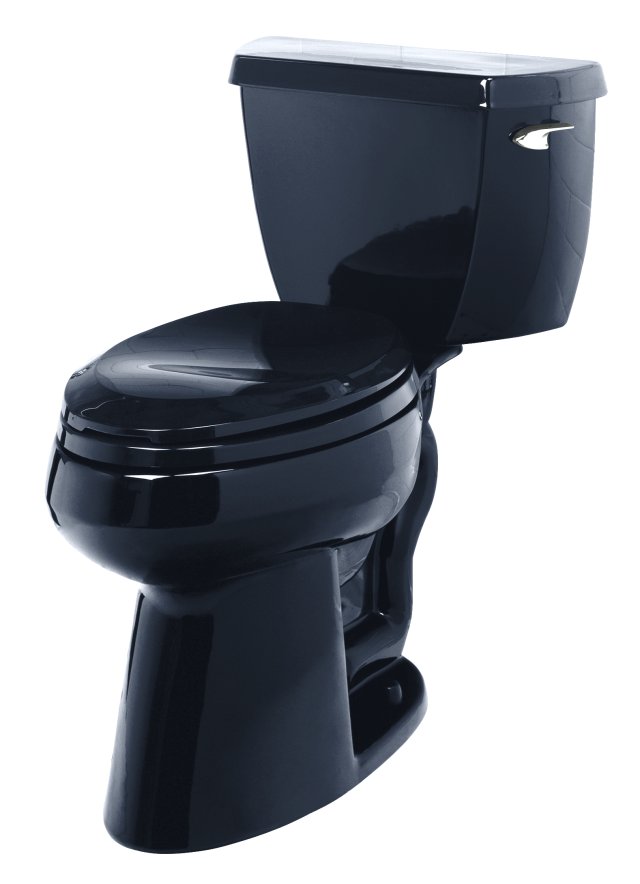 Kohler K-3531-RA Wellworth(R) Pressure Lite(TM) elongated 1.1 gpf toilet with right-hand trip lever less seat