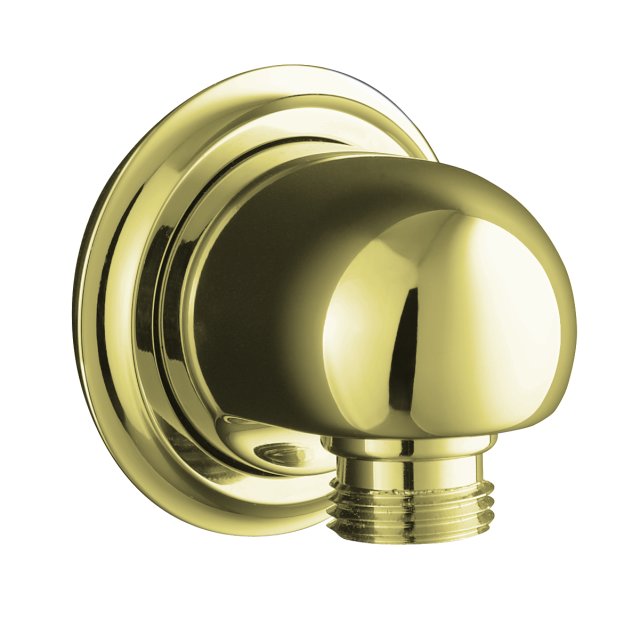 Kohler K-355-AF; Forte (R) supply elbow; in Vibrant French Gold