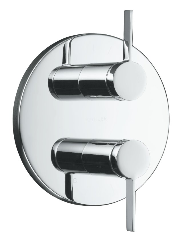 Kohler K-T10941-4 Stillness(R) stacked valve trim with lever handles valve not included