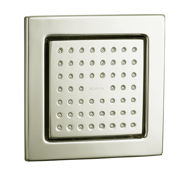 Kohler K-8002-SN; WaterTile (R) Square 54-nozzle bodyspray; in Vibrant Polished Nickel