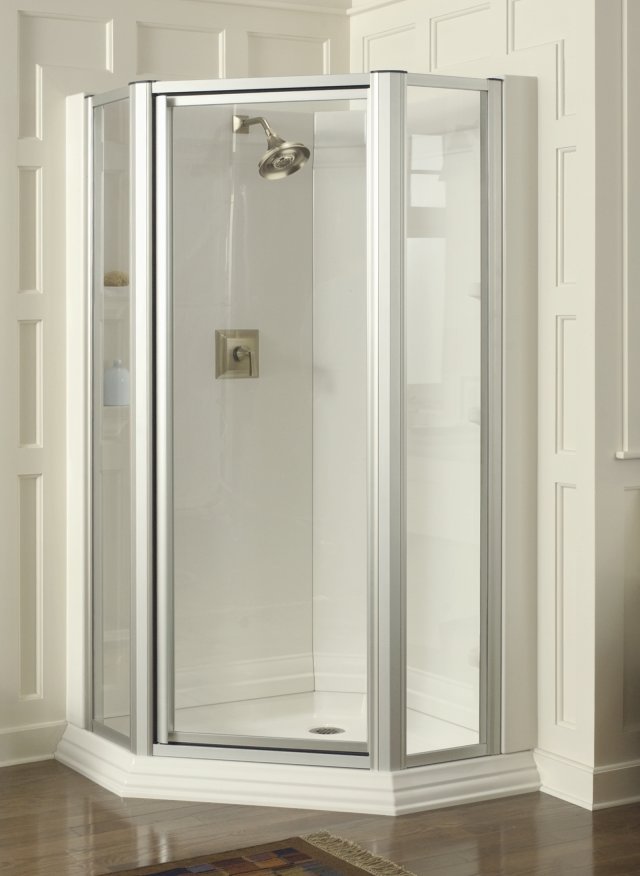 Kohler K-702300-D3 Memoirs(R) neo-angle shower door with Frosted glass