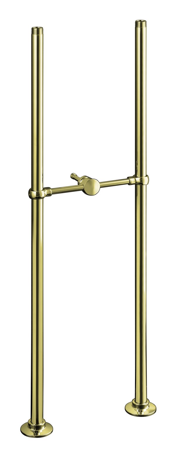 Kohler K-128-AF; Antique (TM) bath faucet riser tubes and cross connection 29-5/8 long; in Vibrant French Gold; Discontinued Product