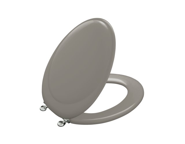 Kohler K-4615-CP Revival(R) toilet seat with Polished Chrome hinges