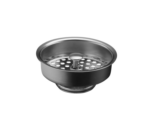 Kohler K-8803-SN; Duostrainer (R) sink basket strainer; in Vibrant Polished Nickel