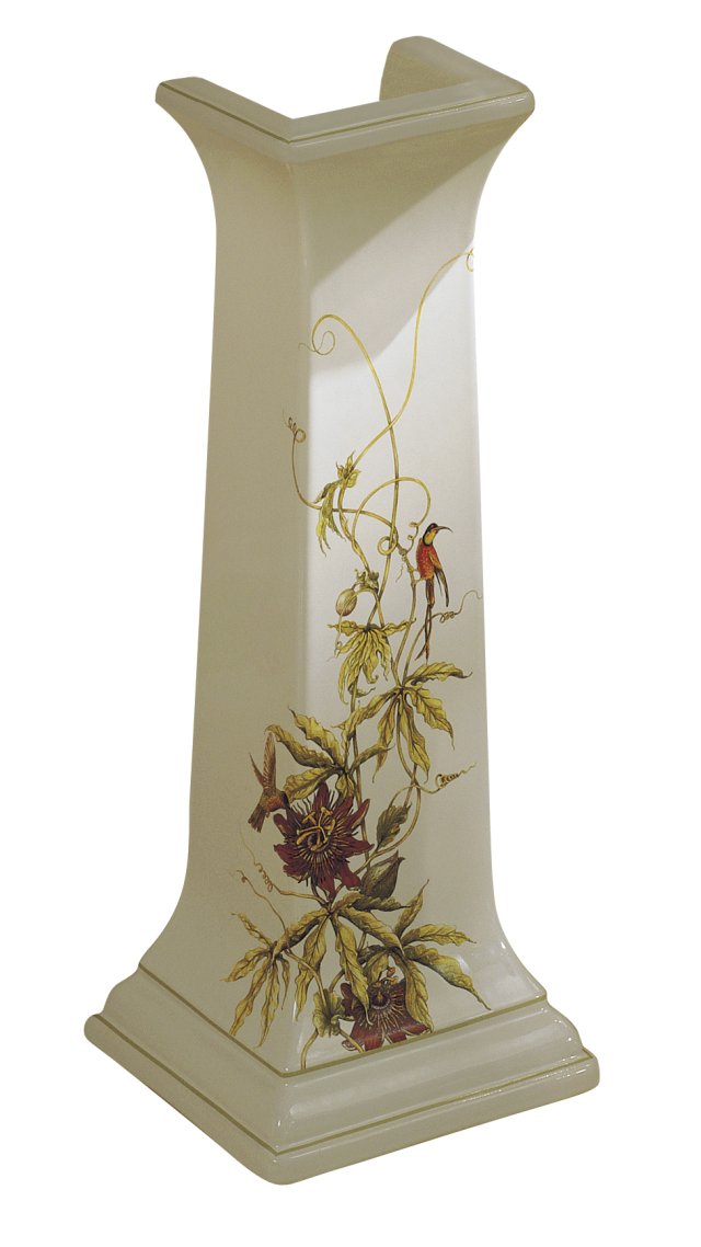 Kohler K-14228-TC Crimson Topaz design on Memoirs(R) lavatory pedestal