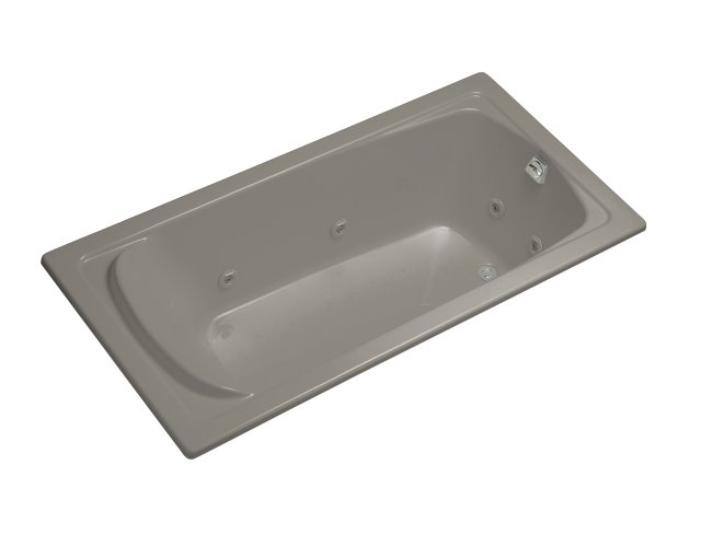 Kohler K-1460-H2 Portrait(R) 6' whirlpool with right-hand drain