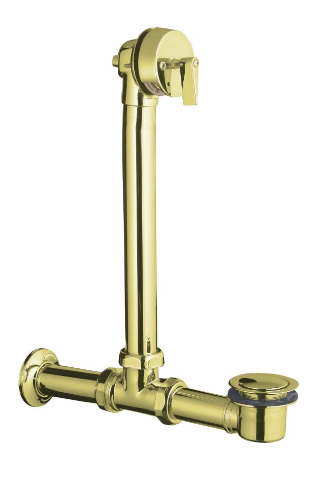 Kohler K-7104 Iron Works(R) exposed bath drain for above-the-floor installation