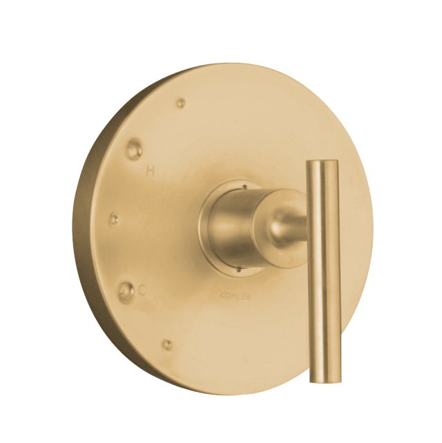 Kohler K-T14423-4 Purist(R) Rite-Temp(R) valve trim with lever handle valve not included