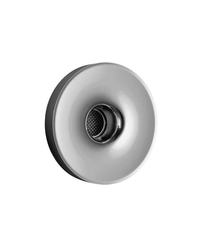 Kohler K-922-CP; Laminar wall- or ceiling-mount bath filler with .8" orifice; in Polished Chrome