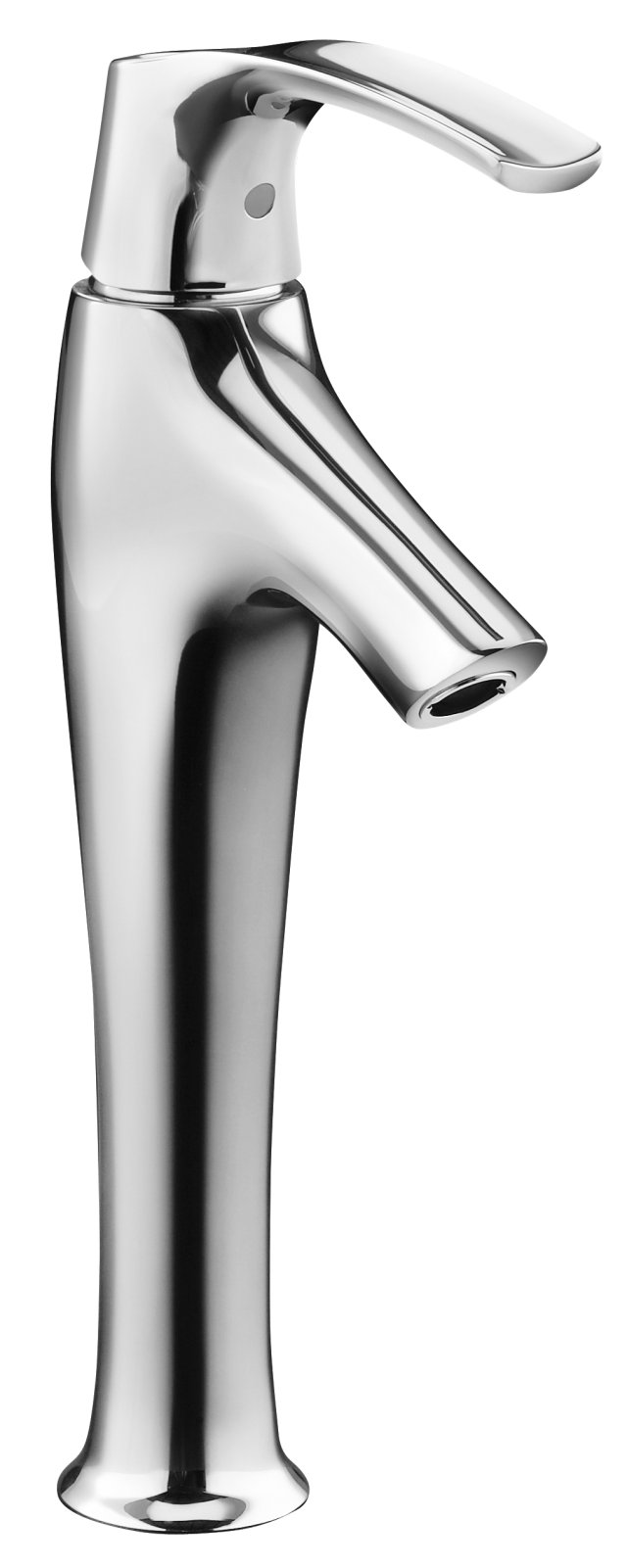 Kohler K-19774-4-CP; Symbol (TM) tall single-control lavatory faucet with lever handle; in Polished Chrome; Discontinued Product