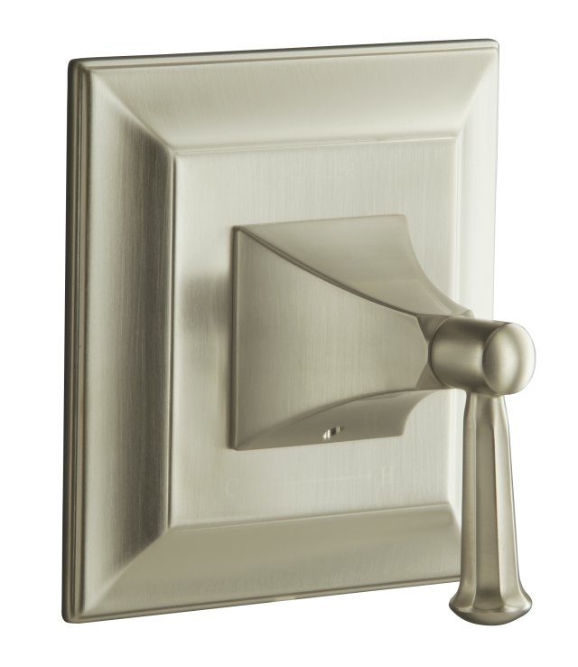 Kohler K-T10421-4S Memoirs(R) thermostatic valve trim with Stately design and faceted lever handle valve not included