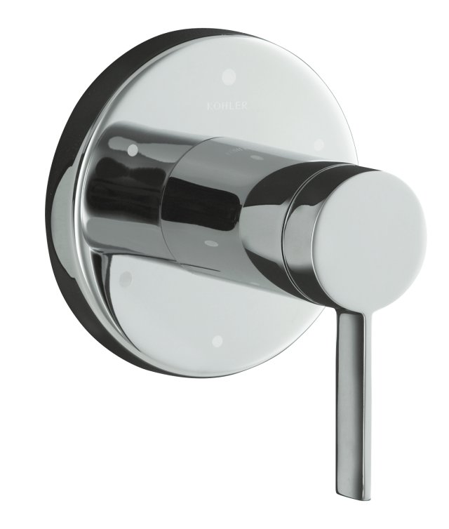 Kohler K-T10944-4-CP; Stillness (R) transfer valve trim with lever handle valve not included; in Polished Chrome