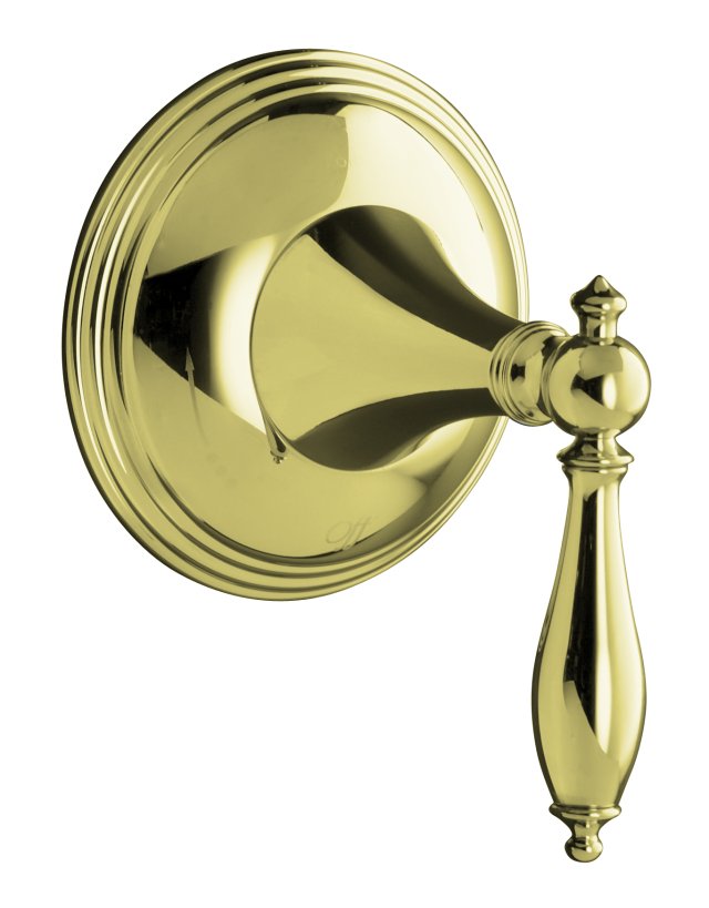 Kohler K-T10303-4M Finial(R) Traditional volume control valve trim with lever handle valve not included