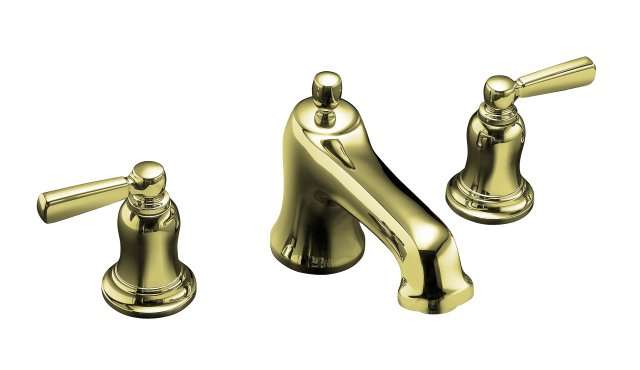 Kohler K-T10585-4 Bancroft(R) bath- or deck-mount high-flow bath faucet trim with metal lever handles valve not included