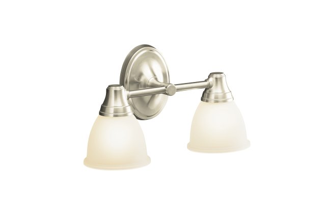 Kohler K-11366-BN; ; transitional double wall sconce for forte(R) faucet line; in Vibrant Brushed Nickel   K-11366-BN; 11366-BN; 1043378-BN