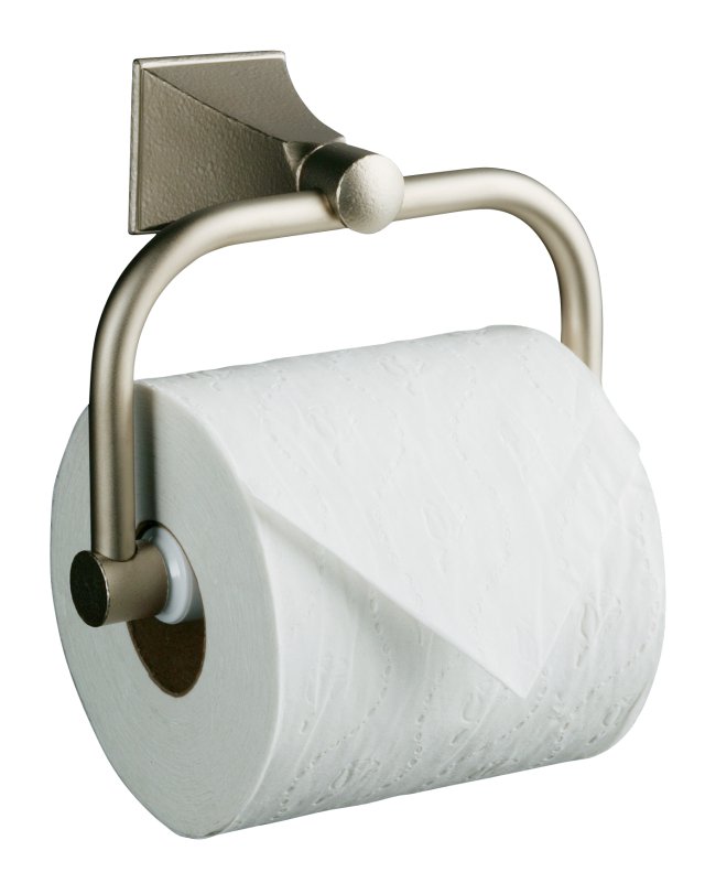 Kohler K-490 Memoirs(R) toilet tissue holder with Stately design