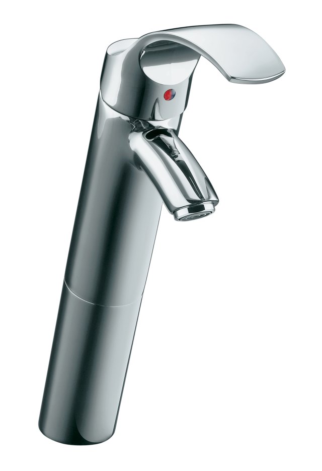 Kohler K-8855-4-CP; Salute (R) single-control lavatory faucet with lever handle; in Polished Chrome; Discontinued Product - Use Kohler K-8855-4