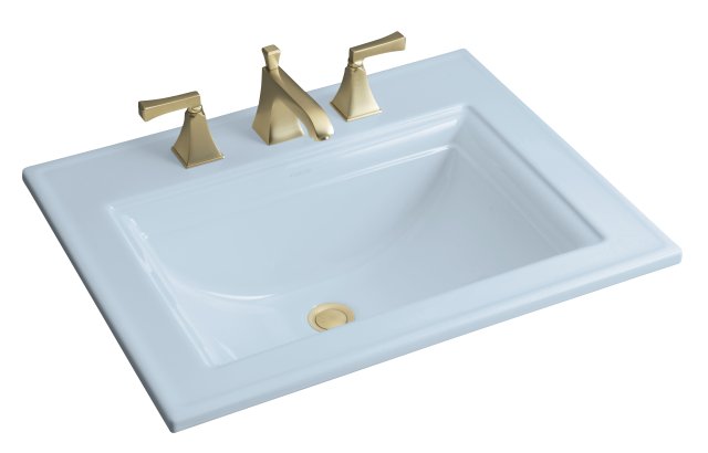 Kohler K-2337-4 Memoirs(R) self-rimming lavatory with Stately design and 4"" centers