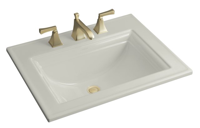 Kohler K-2337-8 Memoirs(R) self-rimming lavatory with Stately design and 8"" centers